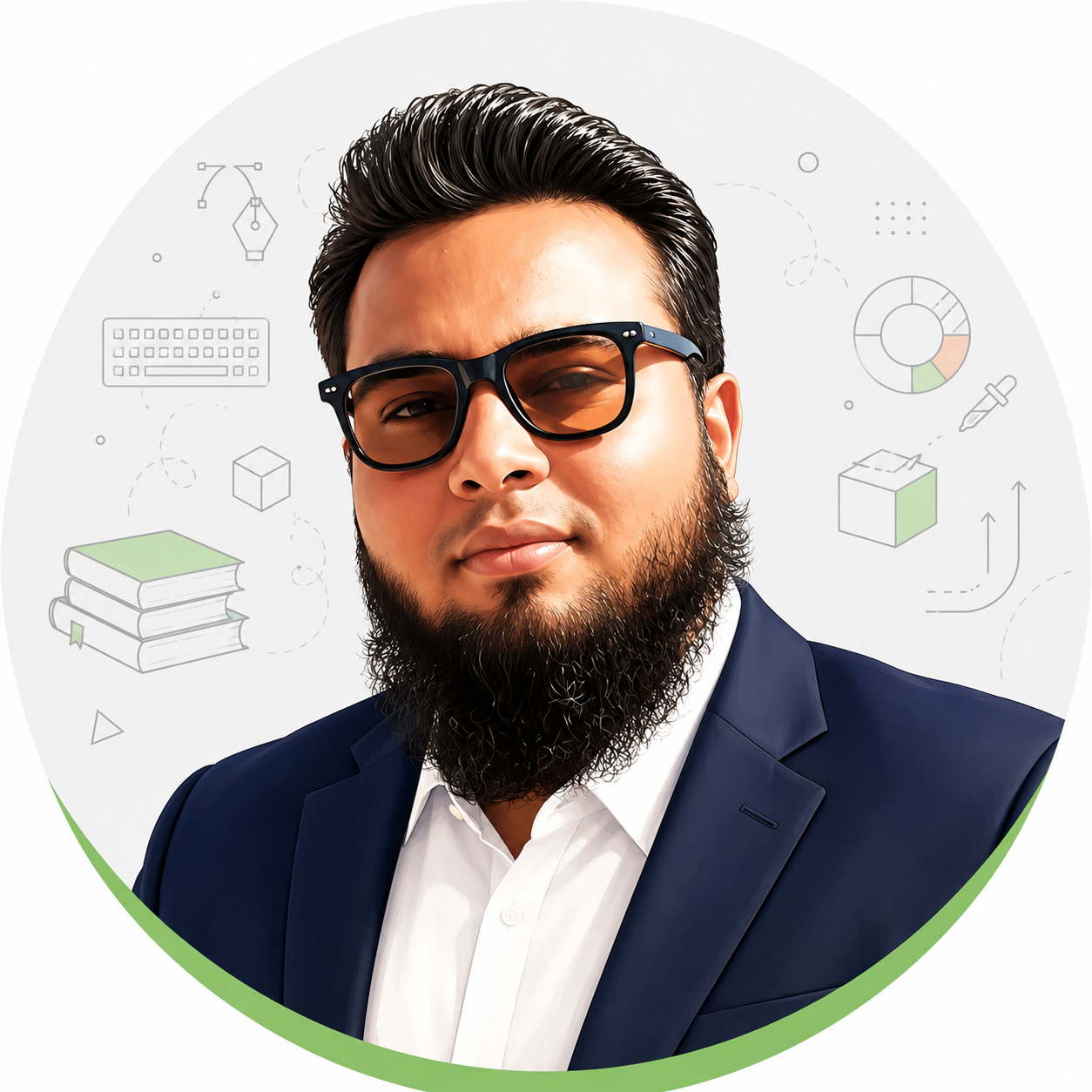 Portrait of Mr. Ahmed Bin Sana