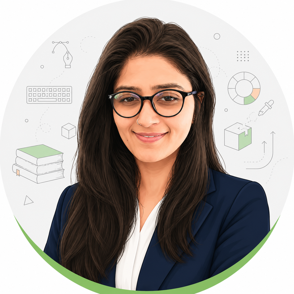 Portrait of Ms. Nisha Khan